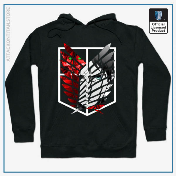 Attack on Titan Hoodie - Attack On Titan By Eren Hoodie