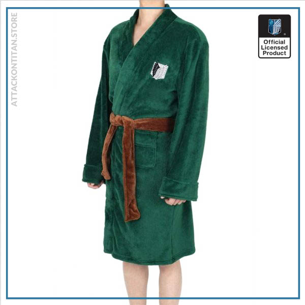 2020 Anime Attack on Titan cosplay Levi Ackerman Wings of Liberty Jumpsuit pajamas Bathrobe Flannel adult 3 - Attack On Titan Store