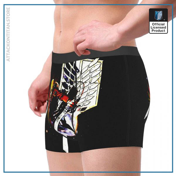 Armin Attack On Titan Eren Mikasa Levi Anime Underpants Cotton Panties Male Underwear Sexy Shorts Boxer 1 - Attack On Titan Store