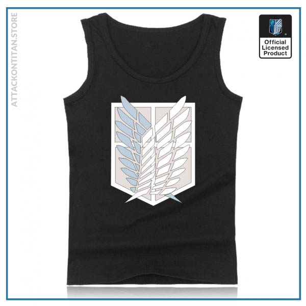 Attack On Titans Tank Top Men Sleeveless Summer Bodybuilding Tank Top Japan Popular Anime Attack On - Attack On Titan Store