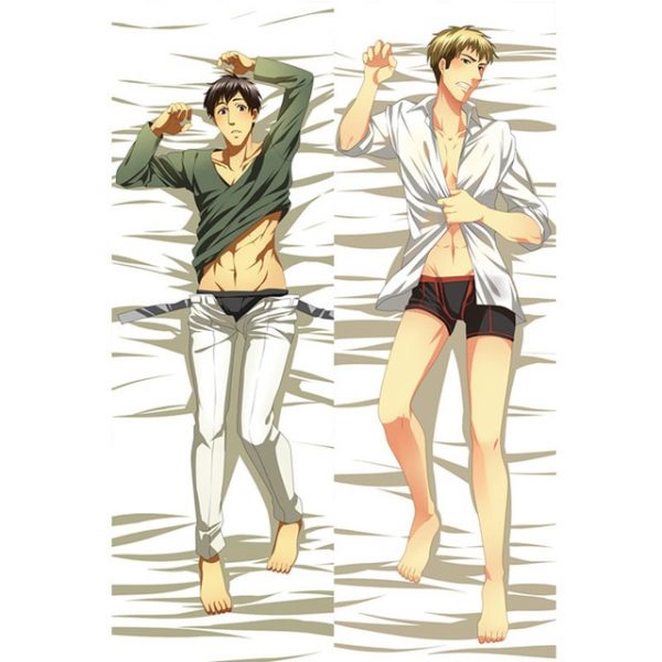 Anime Shingeki no Kyojin Attack on Titan Eren Jaeger Ackerman Levi Rival Dakimakura Pillow Cover Hugging 6.jpg 640x640 6 - Attack On Titan Store