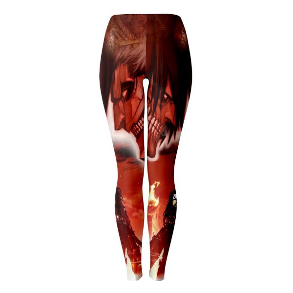 burning attack on titan premium leggings 425448 - Attack On Titan Store