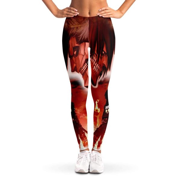 burning attack on titan premium leggings 694000 - Attack On Titan Store