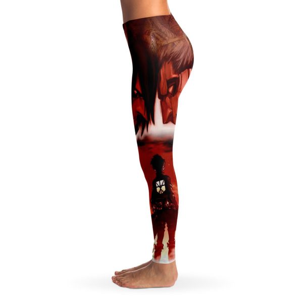 burning attack on titan premium leggings 747949 - Attack On Titan Store