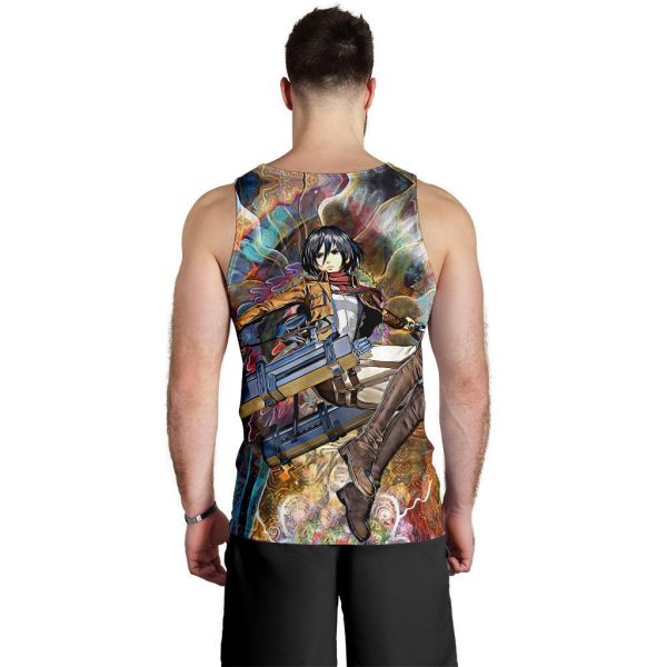 focused mikasa premium tank top 574764 - Attack On Titan Store