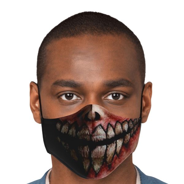 jaw titan v2 attack on titan premium carbon filter face mask 404975 - Attack On Titan Store