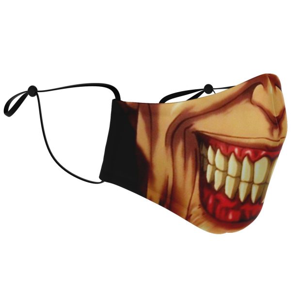 jaw titan v3 attack on titan premium carbon filter face mask 856864 - Attack On Titan Store