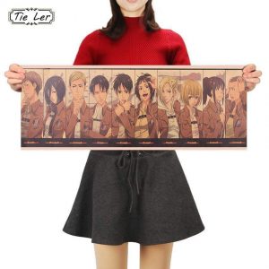 Attack on Titan Character Collection Poster Official Attack On Titan Merch