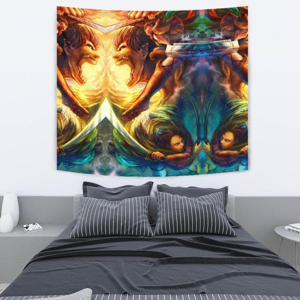 vibrant attack on titan tapestry 468384 - Attack On Titan Store