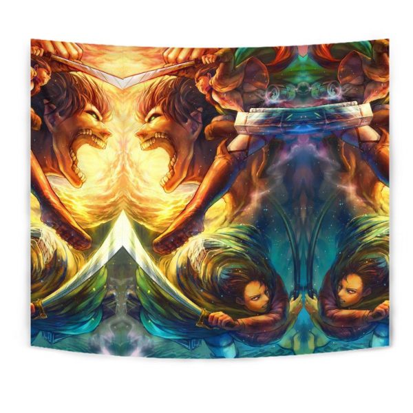 vibrant attack on titan tapestry 715674 - Attack On Titan Store