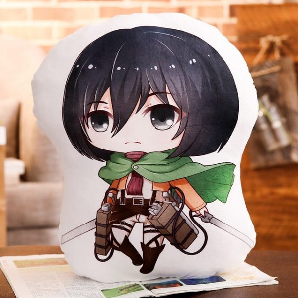 20 40cm Attack on Titan Plush Doll Eren Mikasa Armin Anime Soft Stuffed Doll Plush Pillow 2.jpg 640x640 2 - Attack On Titan Store