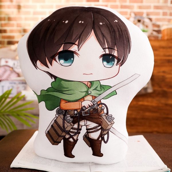 20 40cm Attack on Titan Plush Doll Eren Mikasa Armin Anime Soft Stuffed Doll Plush - Attack On Titan Store