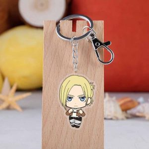 2019 New Arrival Attack on Titan Japanese anime figure acrylic mobile phone charms keychain strap keyring-