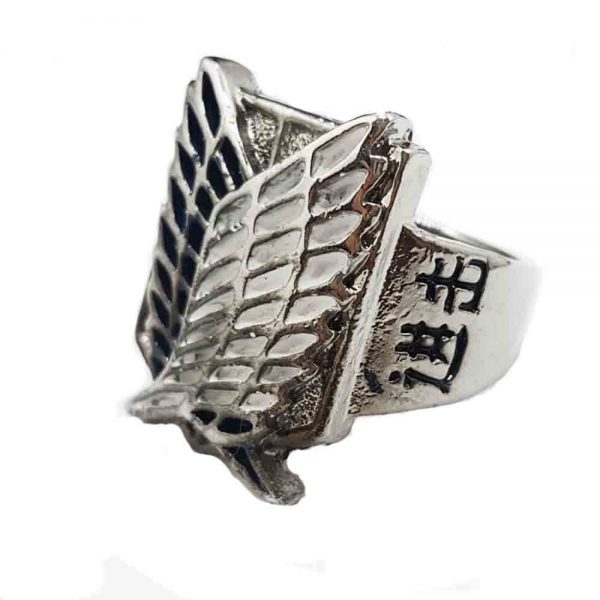 9 styles Hot Anime 1pcs lot Attack on Titan Rings Can Drop shipping Metal High Quality - Attack On Titan Store