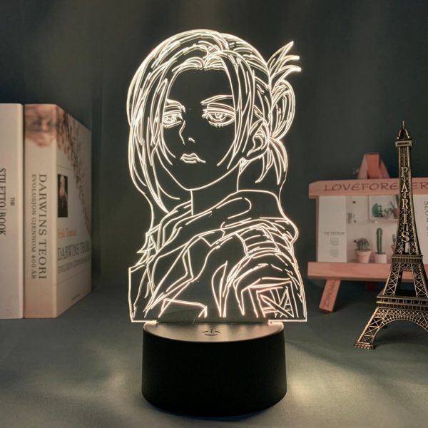 Anime 3d Light Attack on Titan Annie Leonhart Lamp for Home Decor Birthday Gift Manga Attack 2 - Attack On Titan Store