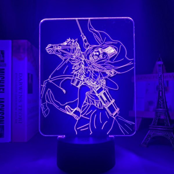 Anime Attack On Titan 3d Lamp Erwin Smith Light For Bedroom Decoration Kids Gift Attack On 1 - Attack On Titan Store