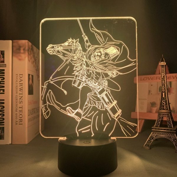 Anime Attack On Titan 3d Lamp Erwin Smith Light For Bedroom Decoration Kids Gift Attack On 2 - Attack On Titan Store