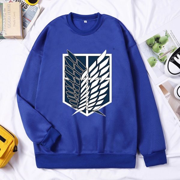 Anime Attack On Titan Hooodie Sweatshirt Hoodies Hommes Sudaderas Streetwear Tracksuits Pullover Sweatshirts Streetwear Crewneck 5 - Attack On Titan Store