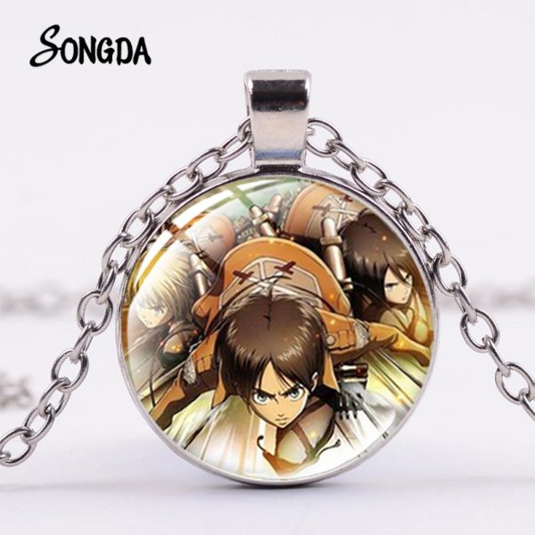 Attack On Titan Necklace Merch: Eren Yeager Necklace