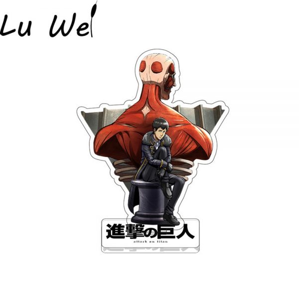 Anime Figure Attack on Titan Keychain Double Sided Acrylic Stand Model Plate Desk Decor Standing Sign - Attack On Titan Store