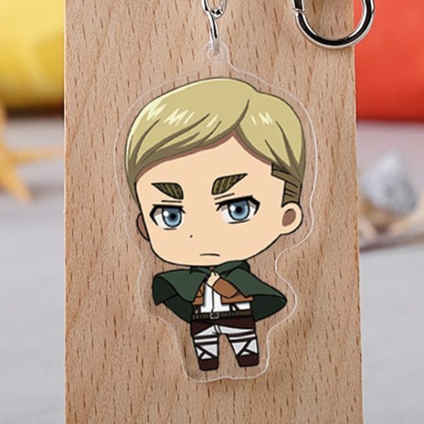 Anime Keychain Attack on Titan Men Car Key Chain Women Bag Pendant Accessories shingeki no kyojin 12.jpg 640x640 12 - Attack On Titan Store