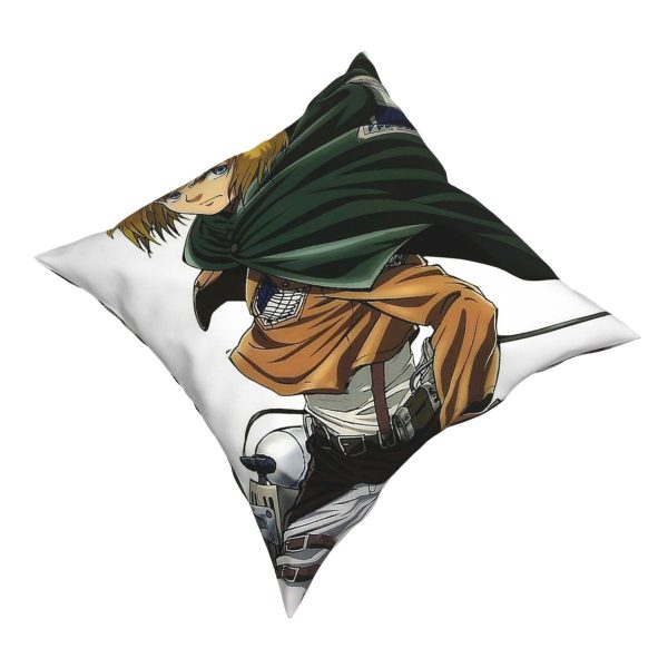 Attack On Titan Manga Armin Arlert SNK Square Pillow Case Throw Pillow Awesome Pillowcover Home Decor 2 - Attack On Titan Store