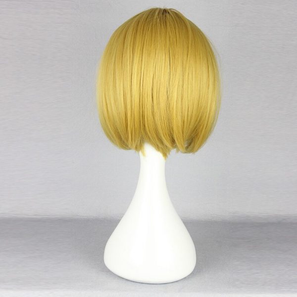 Attack on Titan Armin Arlert Cosplay Wig Blond Hair with Bangs Heat Resistance Hair Yellow Wig 3 - Attack On Titan Store