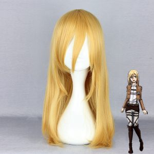 Attack on Titan Krista Lenz Christa Short Blonde Kyojin Renz Heat Resistant Cosplay Costume Wig - Attack On Titan Store