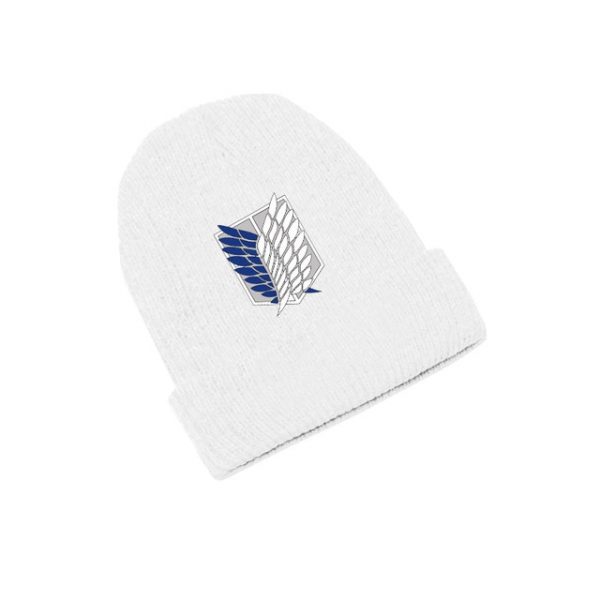 Attack on Titan Wings of Freedom Anime Skullies Caps Knitted Beanies Winter Warm Hats Men Women 3.jpg 640x640 3 - Attack On Titan Store