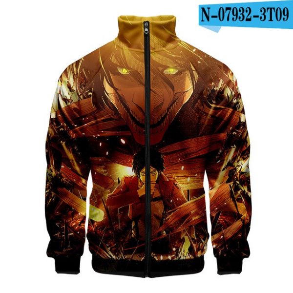 Newest 3D Stand Collar Zipper Jacket Attack on Titan Women Men Long Sleeve Sweatshirt 2020 Harajuku 2.jpg 640x640 2 - Attack On Titan Store