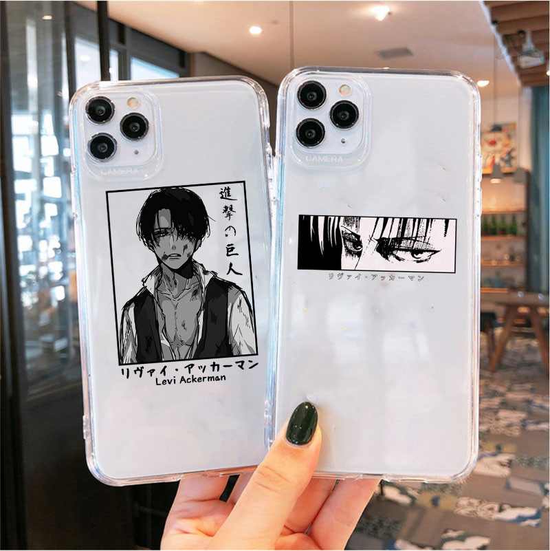 Soft Clear Phone Case For Iphone - Attack On Titan Back Cover